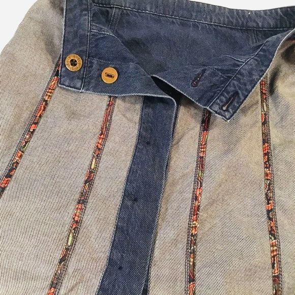 🦚 🦚 ANTHROPOLOGIE | Pilcro Button Down Denim Skirt - Picture 7 of 8